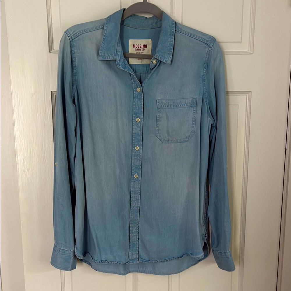 Super soft denim chambray shirt
